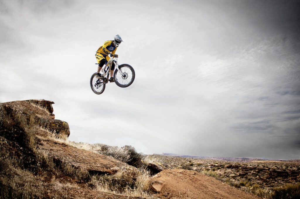 mountain biking